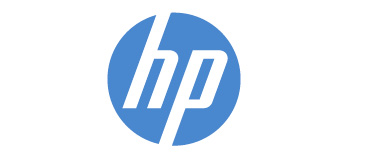 blue and white hp logo